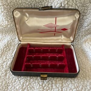 Vintage MCM Ely Black Jewelery Case